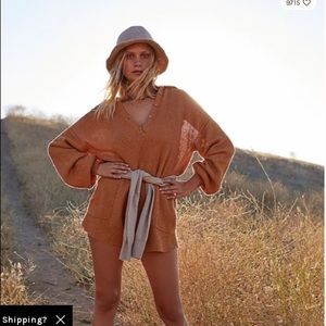 Free People Picnic Sweater Romper